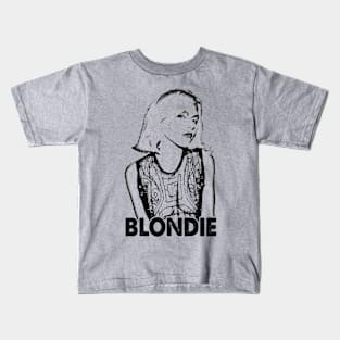 Retro Music Gift For Blondie Love Fans Kids T-Shirt